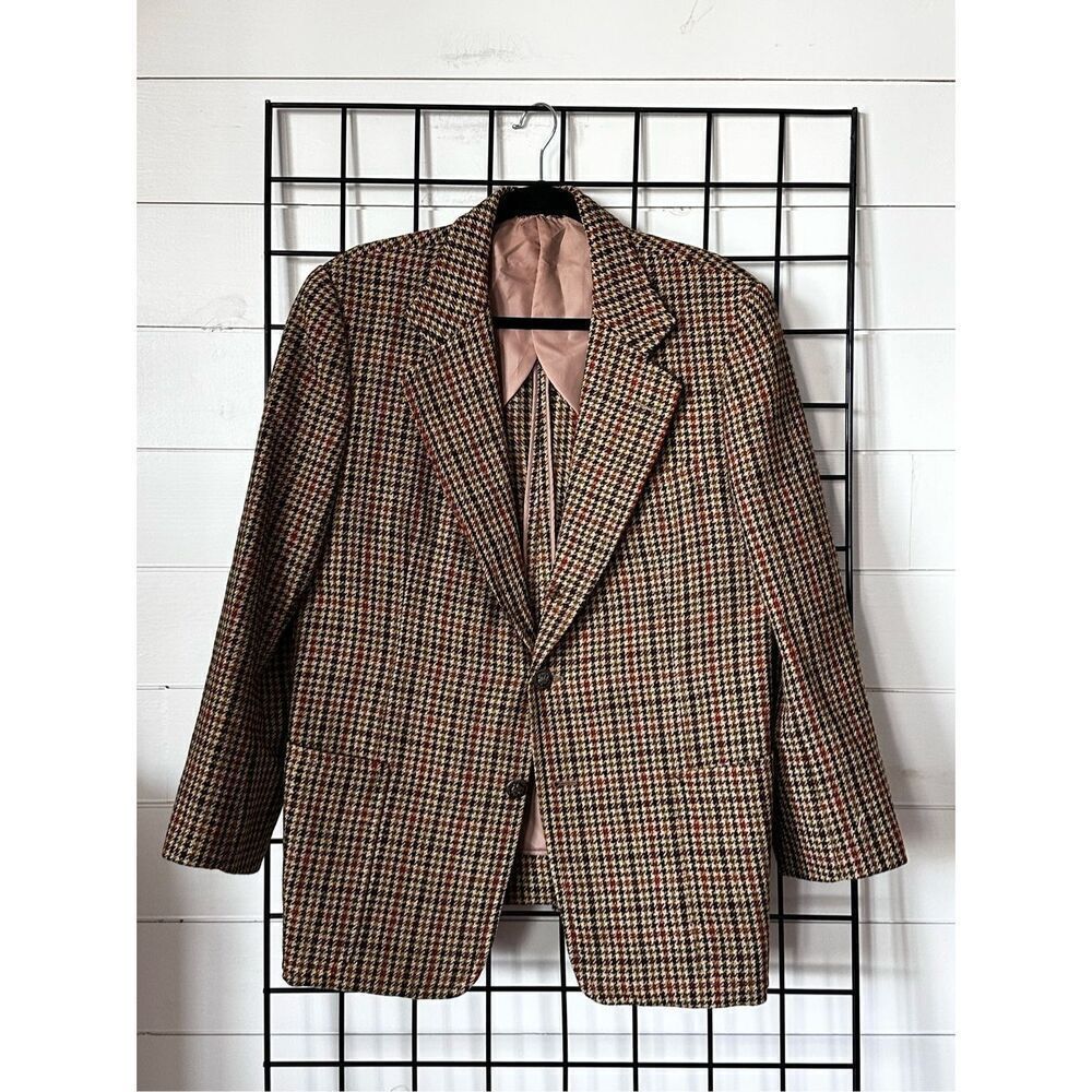 Men's Checkered Blazer